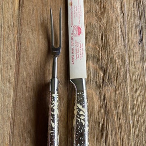 Vintage Carvel Hall carving set