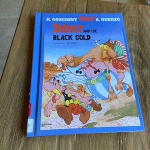 Vintage Asterix and the Black Gold book