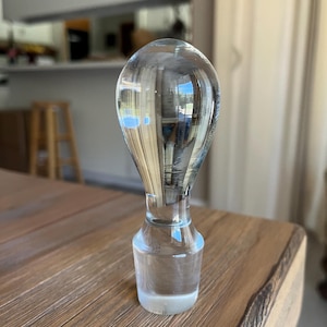 Vintage Glass Bottle Stopper