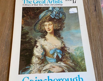 Vintage Gainsborough art book