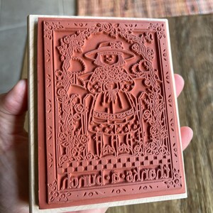 Vintage Thanks a Bunch Block Stamp - Etsy