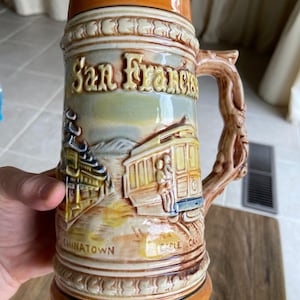 Vintage San Francisco stein