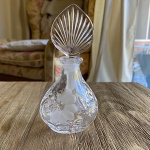 Vintage Princess House crystal perfume bottle