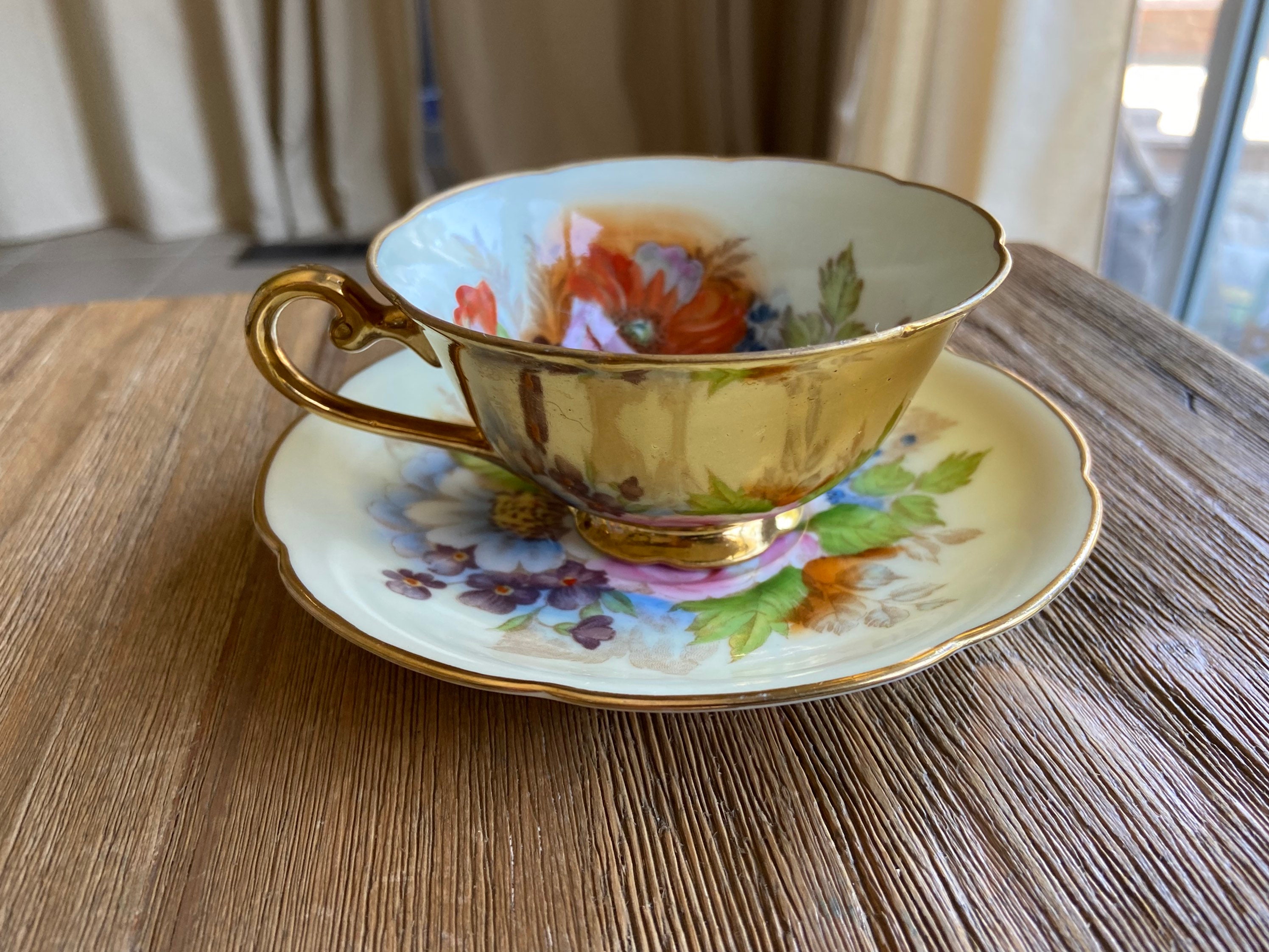 tea cup and saucer made in occupied japan