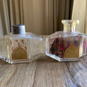 Antique crystal vanity jars ( 2 )