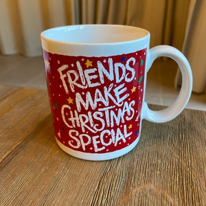 Vintage Friends make Christmas special mug