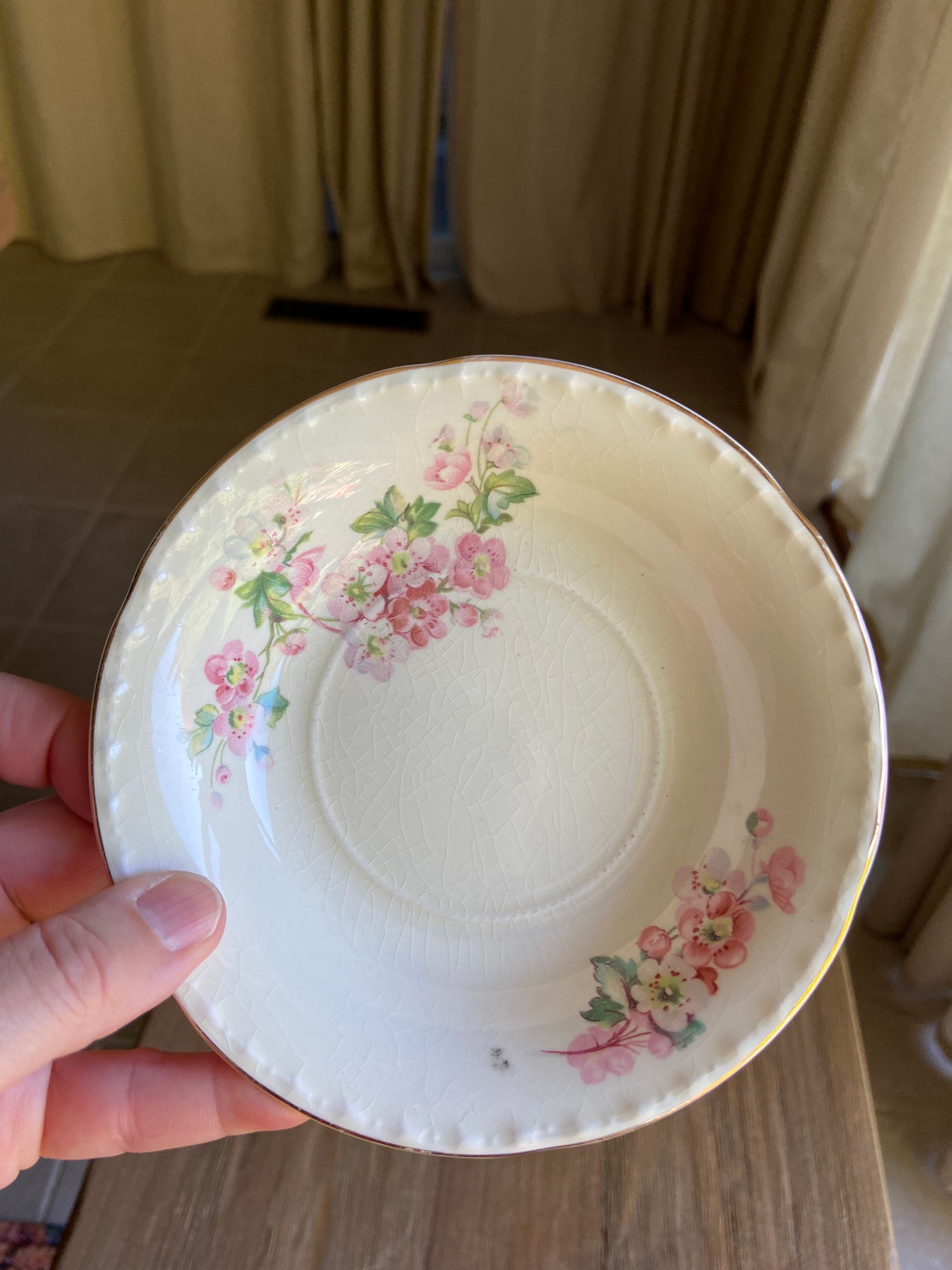 Vintage cherry blossom bowls Etsy