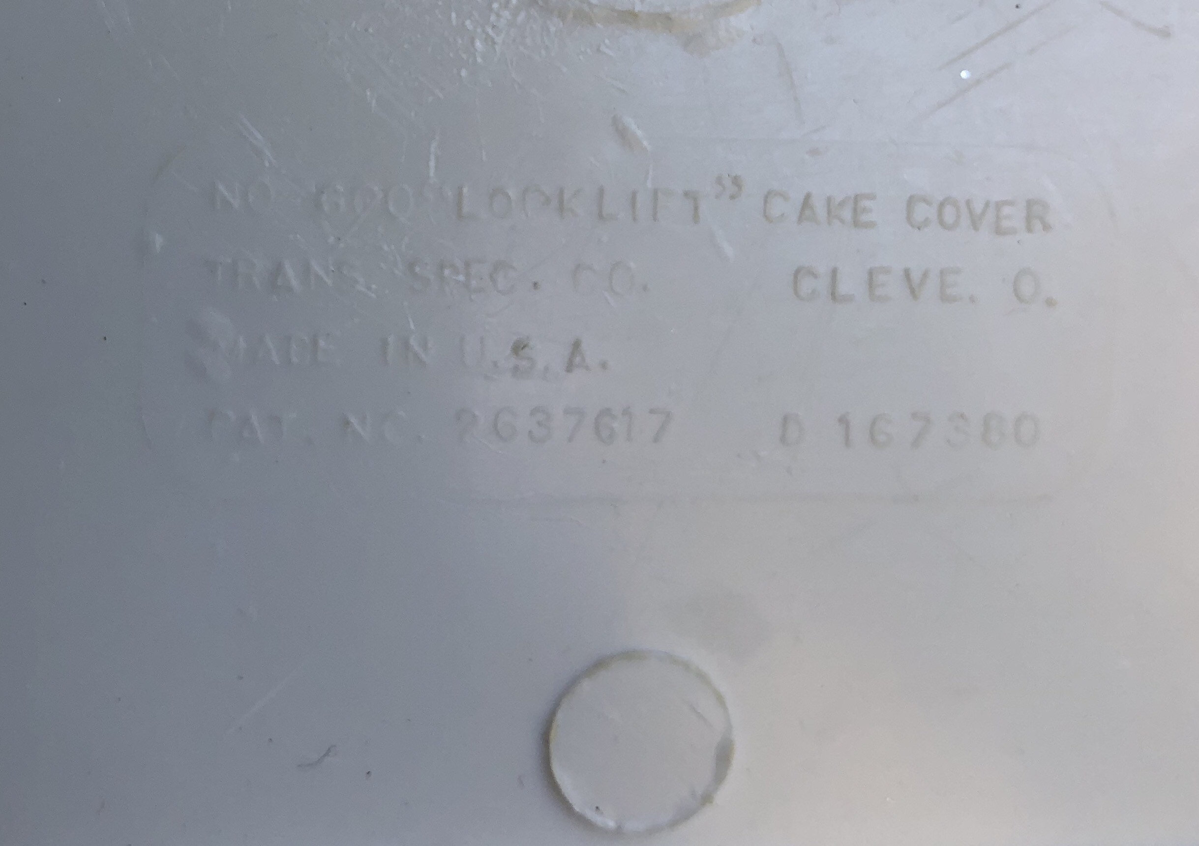 Vintage plastic cake plate with cover Etsy