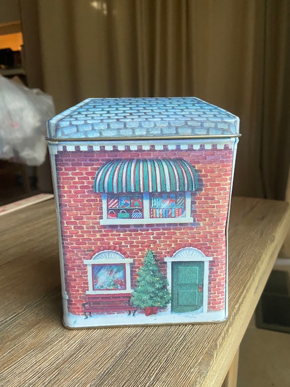 Vintage Hallmark House Shaped Tin - Etsy