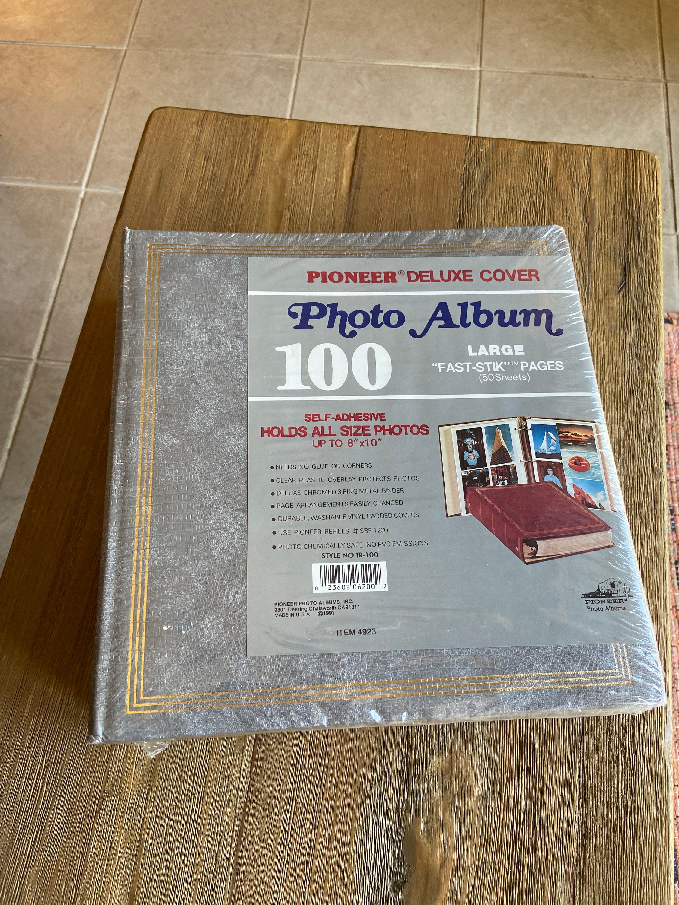 Vintage PIONEER Photo Album w/ 100 Magnetic Pages Brown LM-100 Unused
