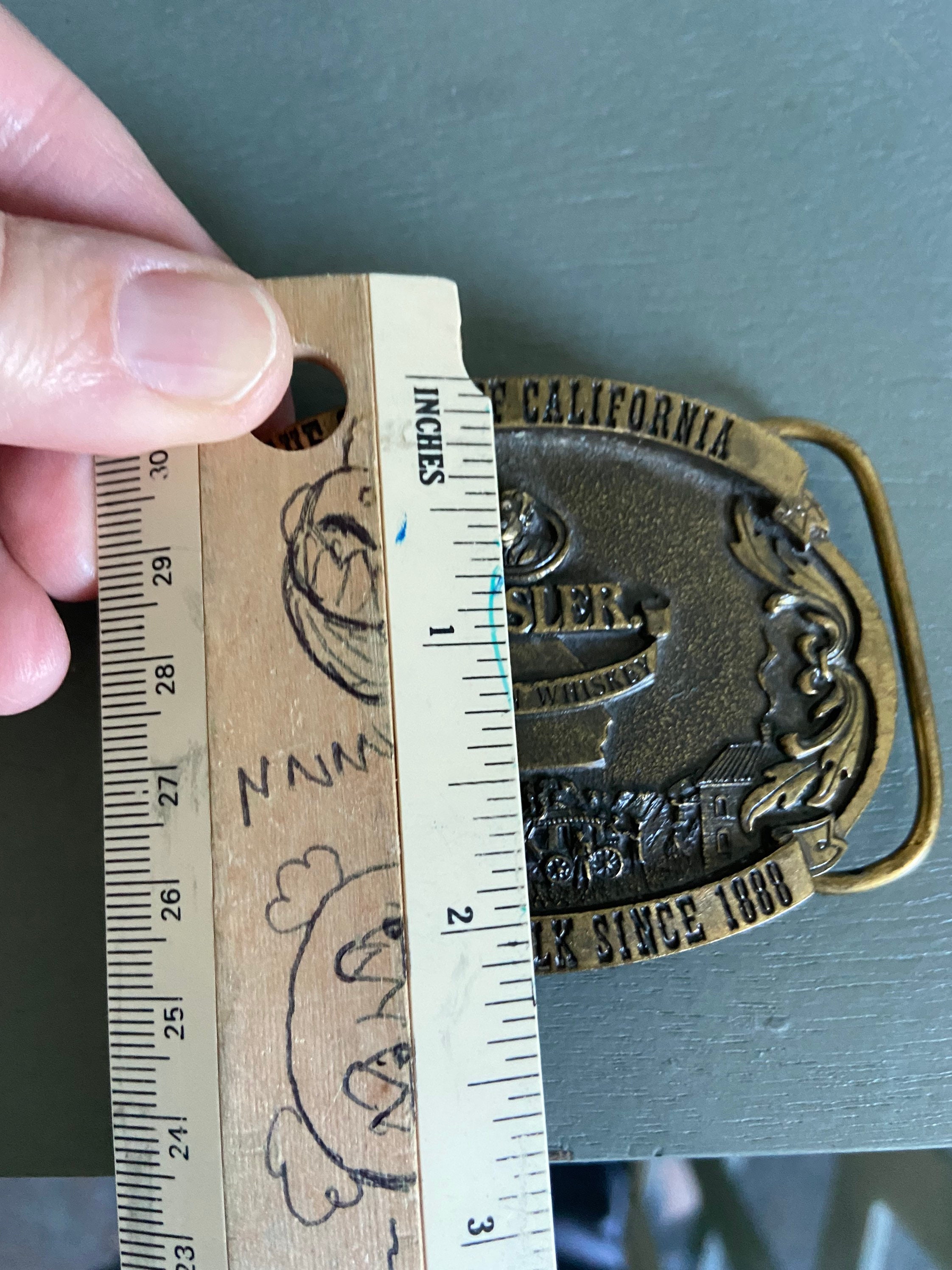 Boucle De Ceinture Vintage Kessler American Whisky - Édition Limitée
