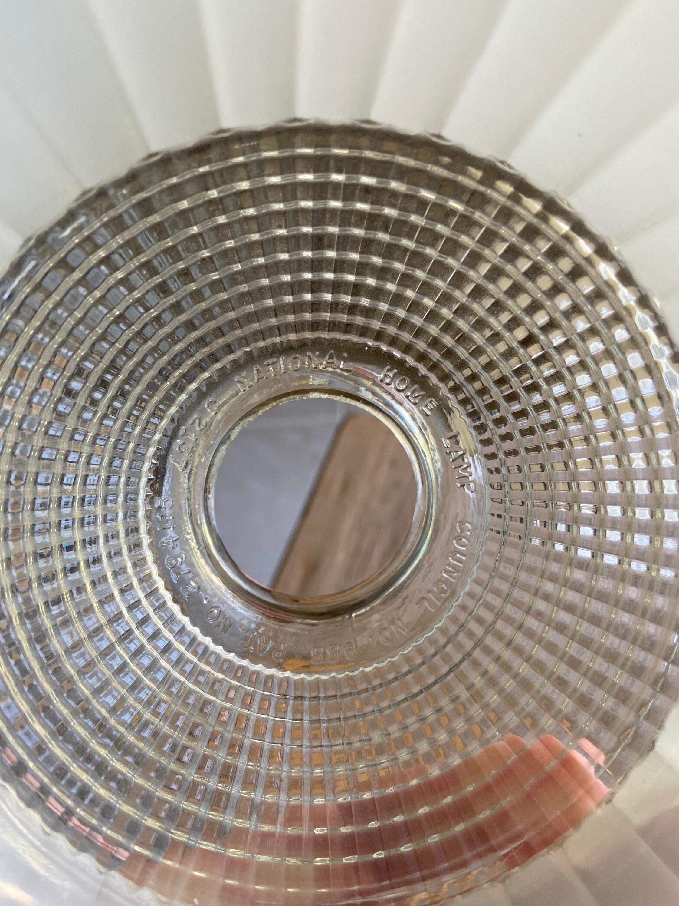 Vintage Frosted Glass Light Fixture Etsy