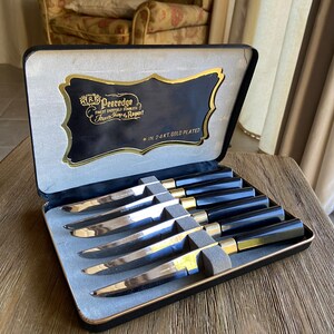 Vintage Sheffield Regent knives in original box