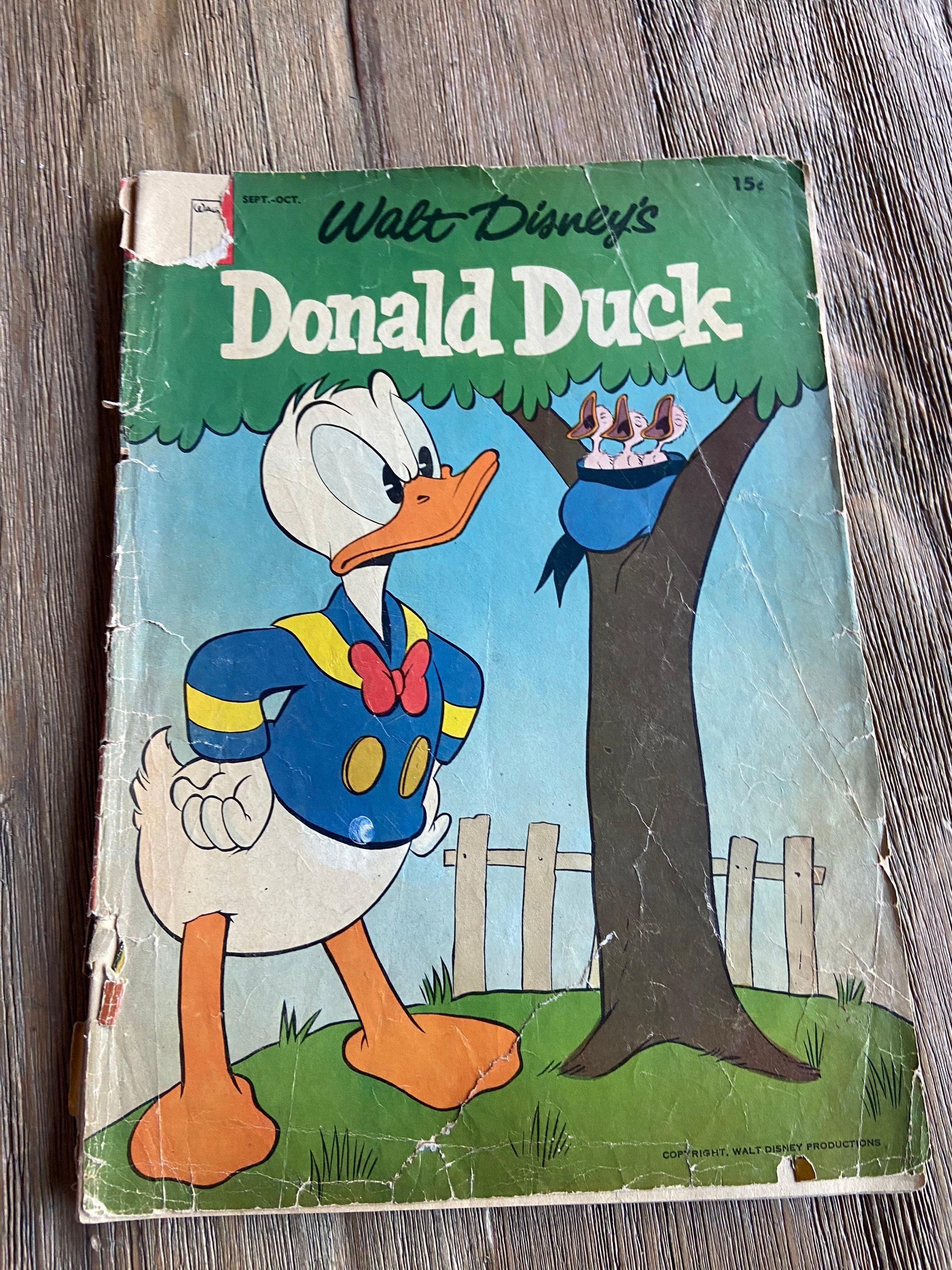 Vintage Donald Duck comic (Sept-Oct 1957) - Etsy 日本