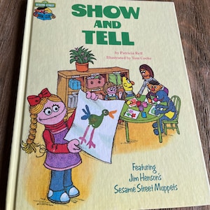 Vintage Sesame Street Show and Tell book