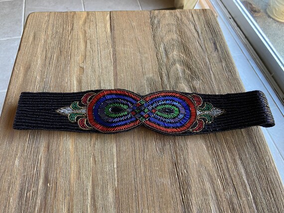 Vintage beaded belt - image 7