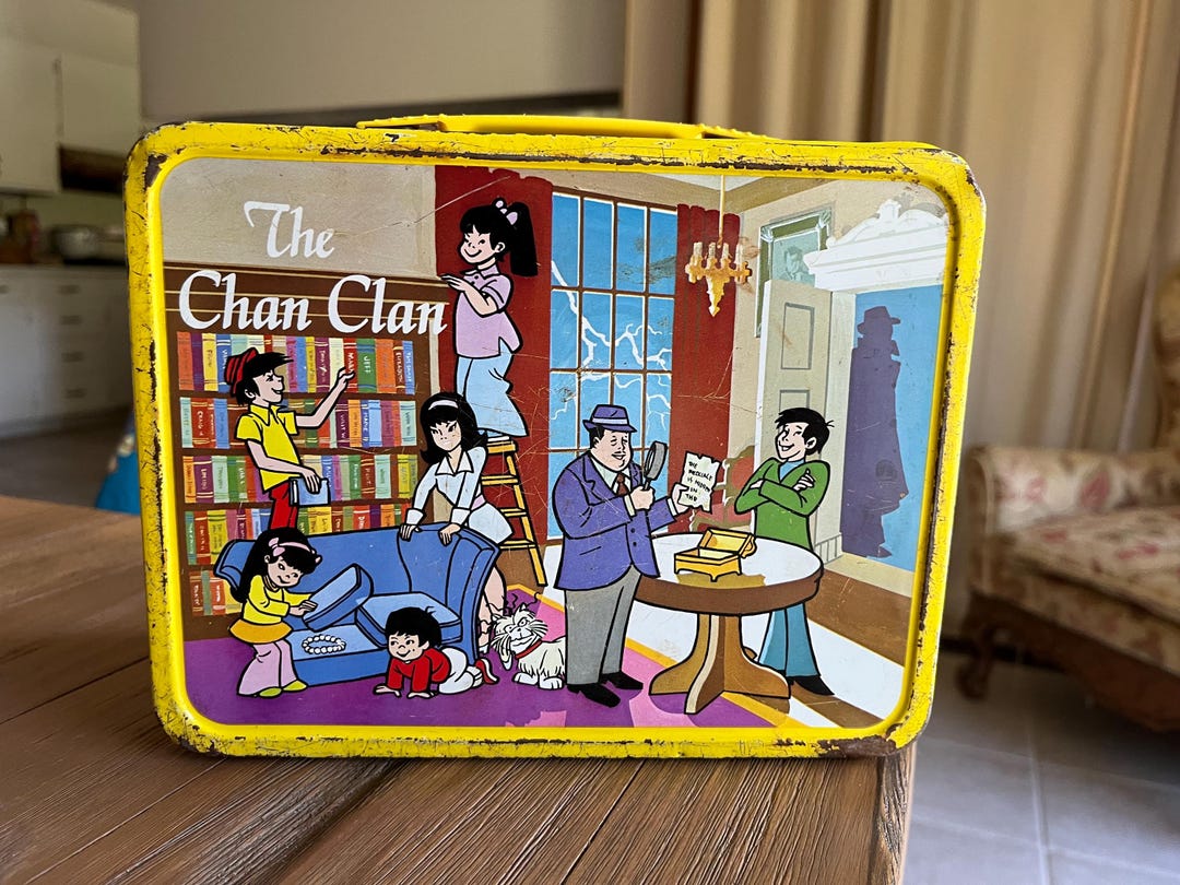 Vintage the Chan Clan Lunch Box - Etsy
