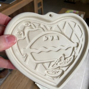 Vintage WelcomeHome heart clay cookie mold
