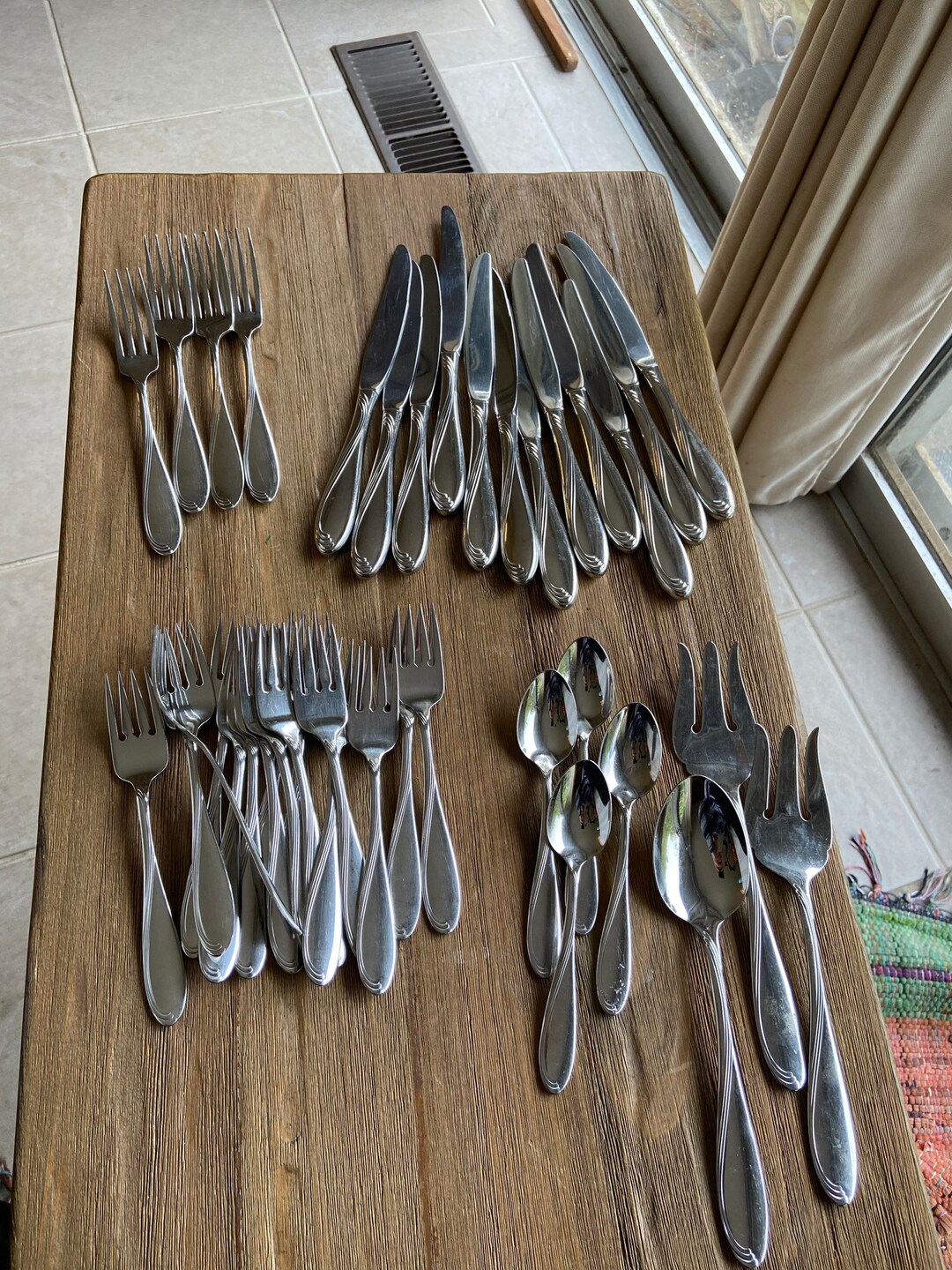 Vintage Stainless Steel Oneida Silverware Etsy