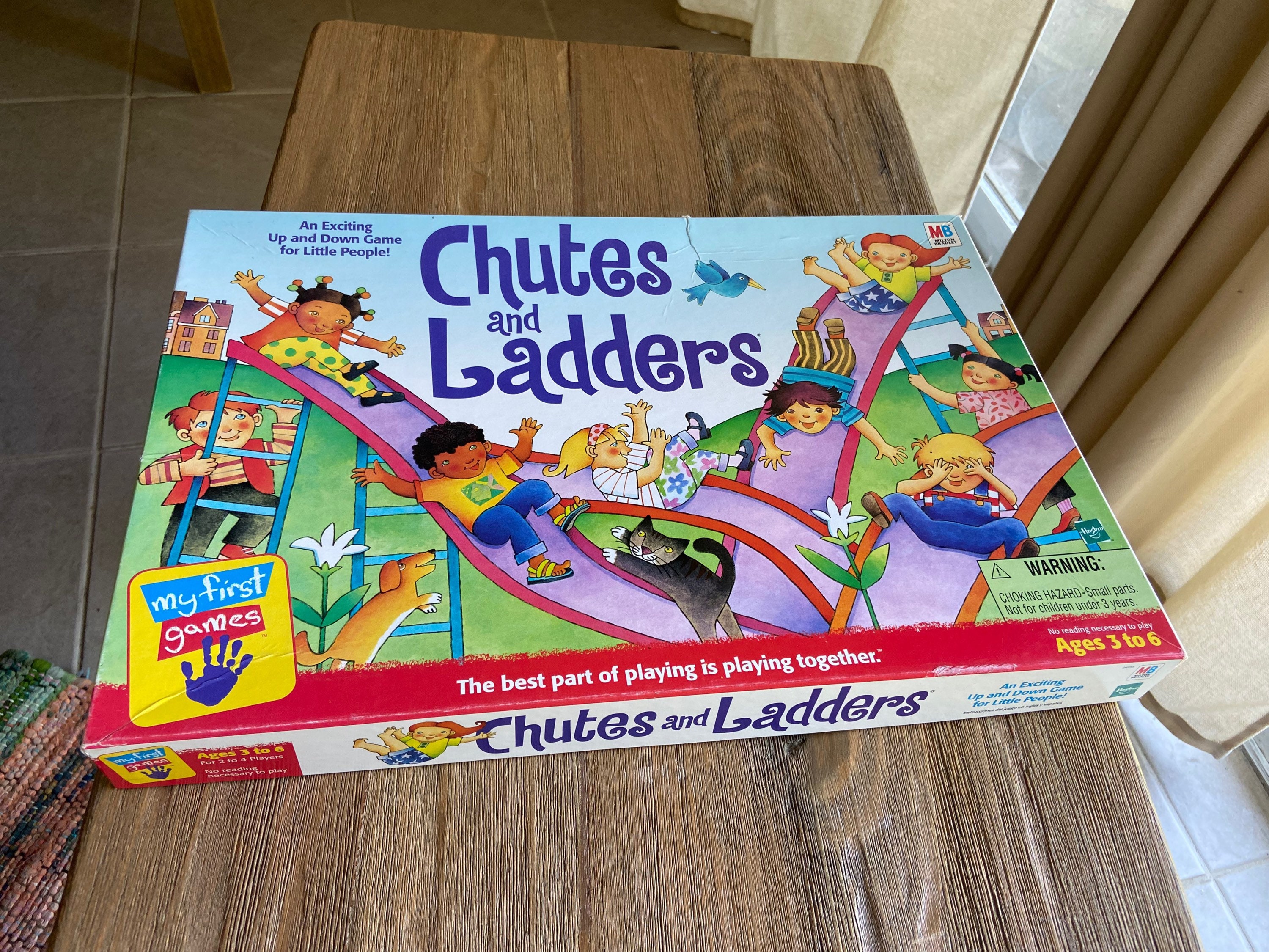 Chutes and Ladders 4 Players Board Game