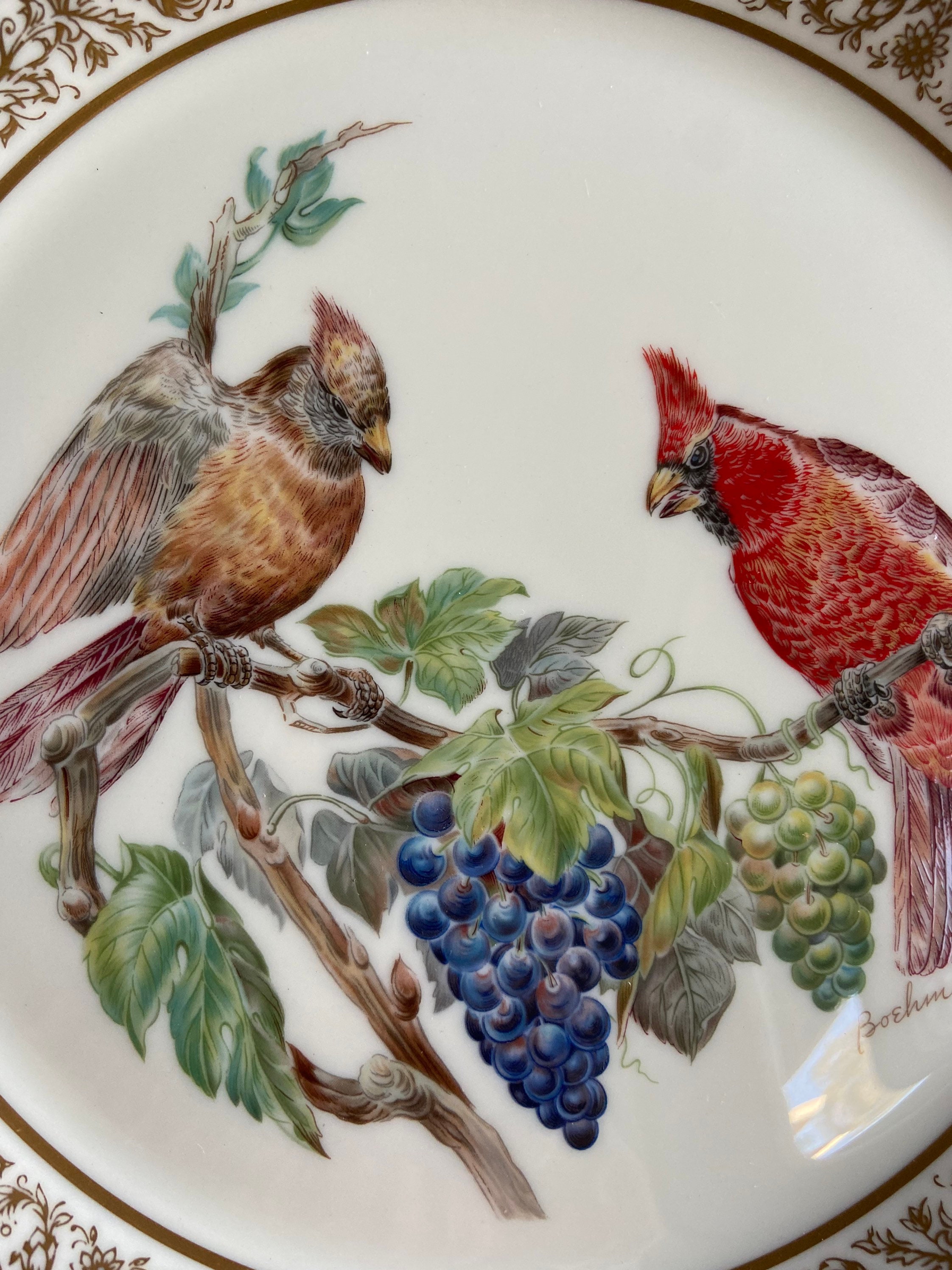 Vintage Lenox Boehn cardinal collectible plate