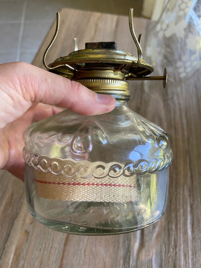 Vintage Eagle Oil Lamp Etsy