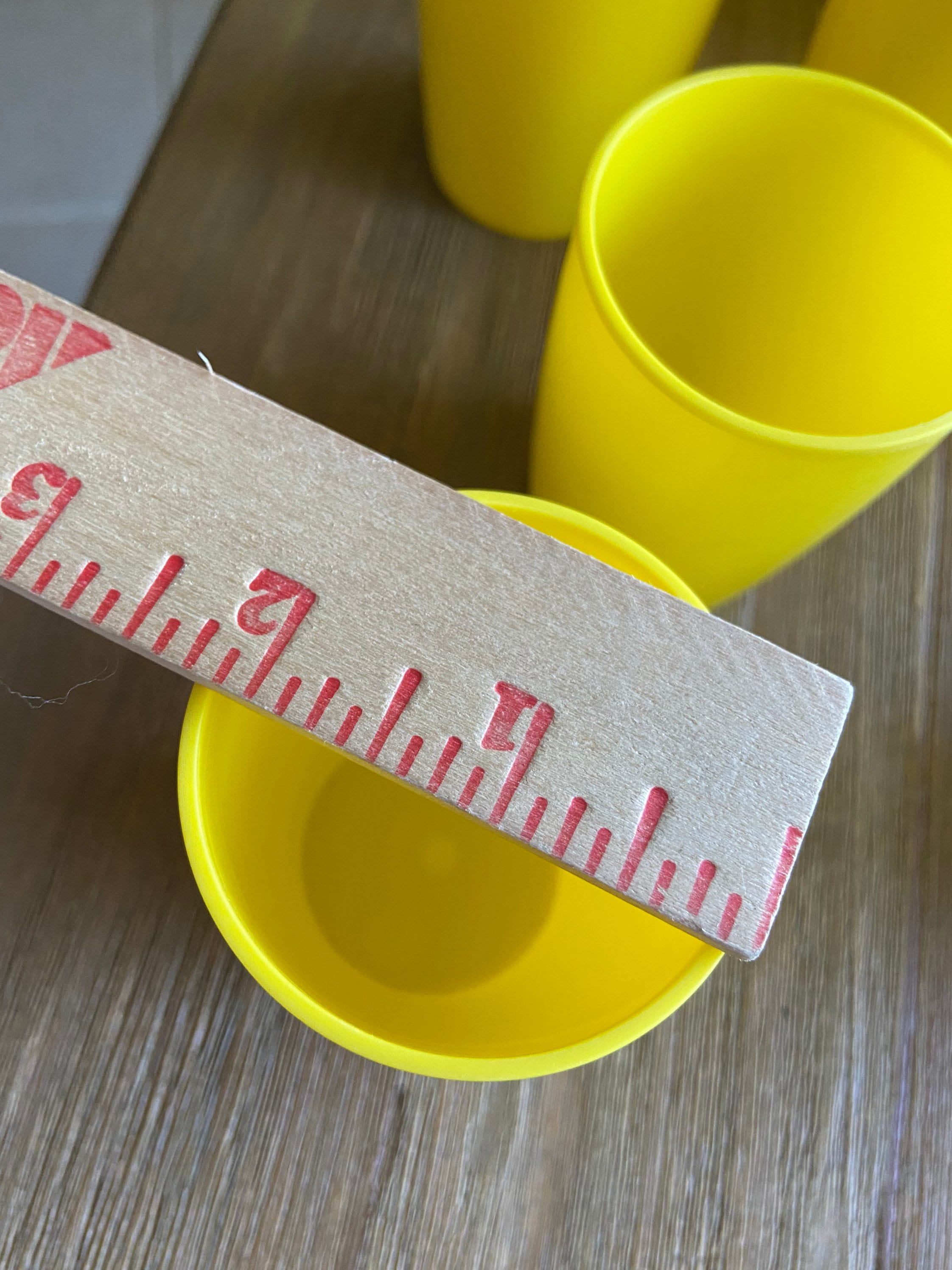 Vintage Peoria Plastic Yellow Cups Etsy