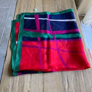 Vintage silk scarf Made in Japan