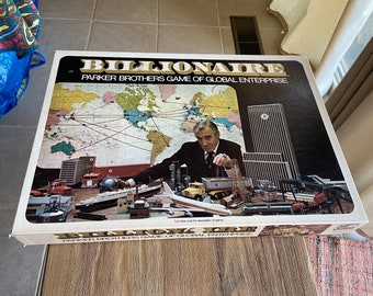 Vintage 1973 Billionaire board game