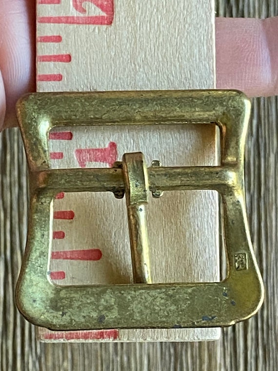 Vintage brass belt buckles Gem