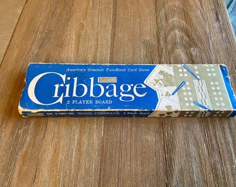 Vintage cribbage board