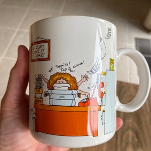 Vintage office Hallmark mug