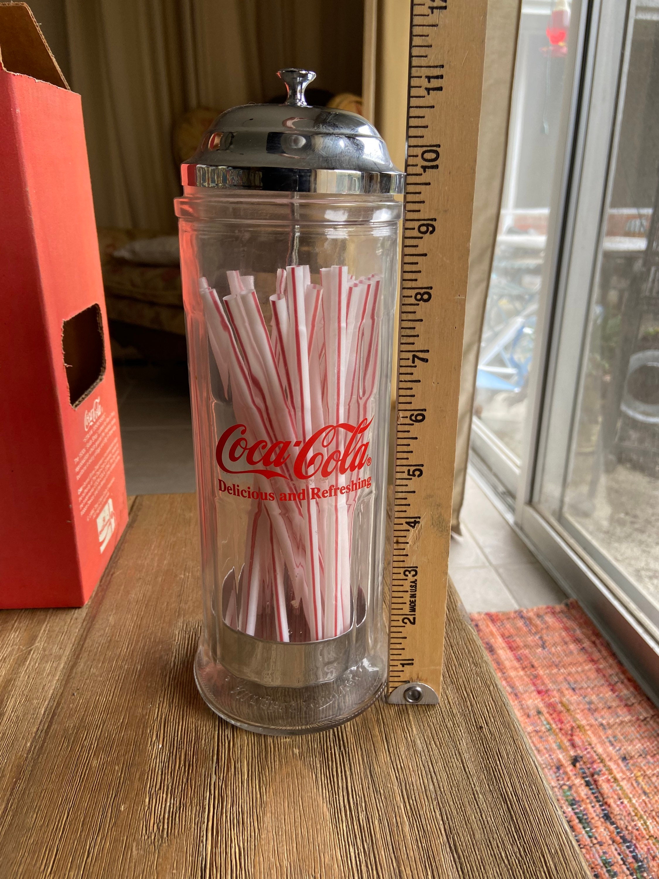 Buy Vintage 1992 Coca Cola Straw Dispenser in Original Box Online in India  