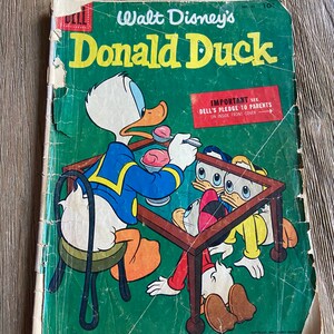 Vintage Donald Duck comic (Sept ‘55)