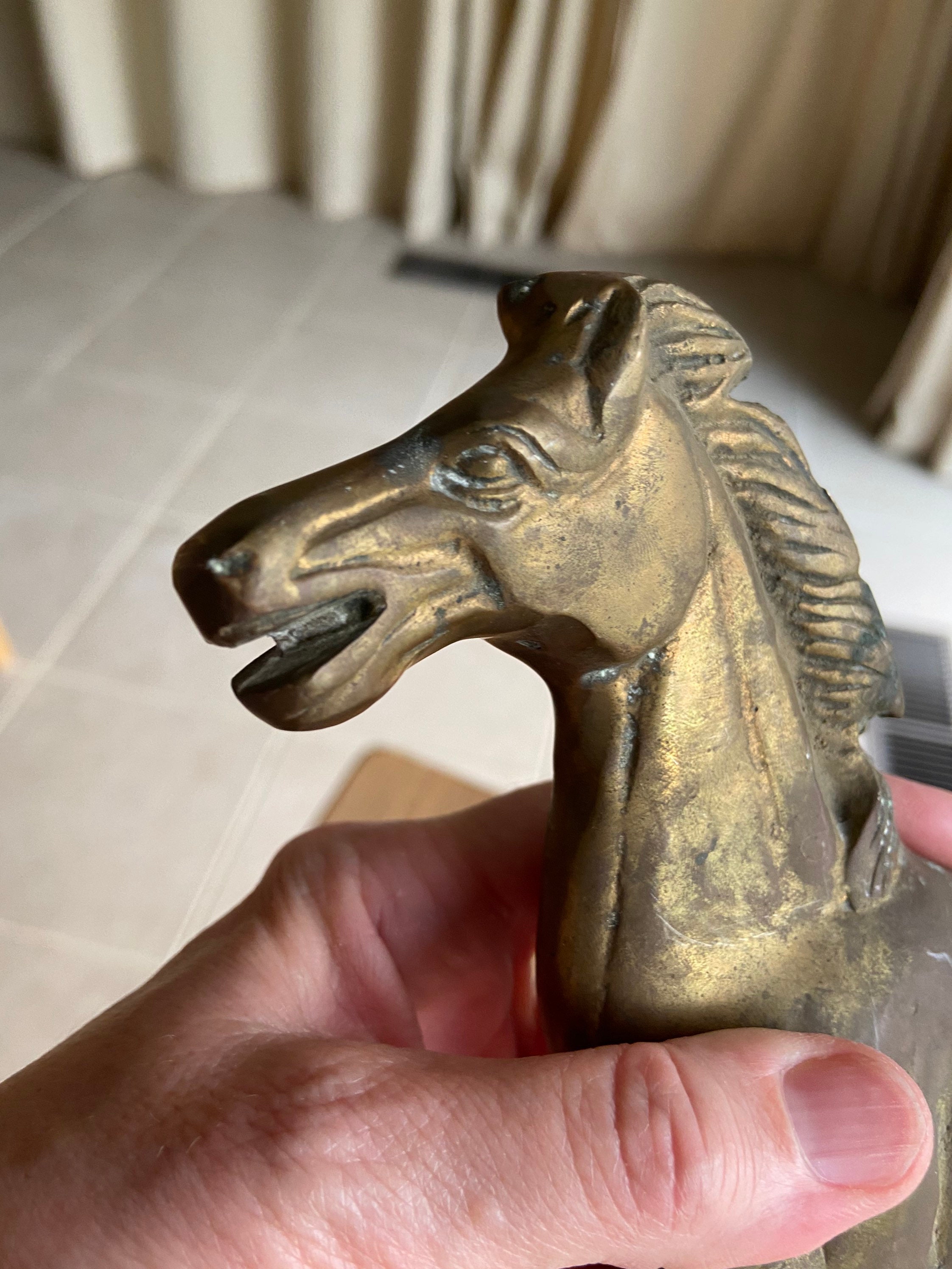 Vintage Solid Brass Horse -  Canada