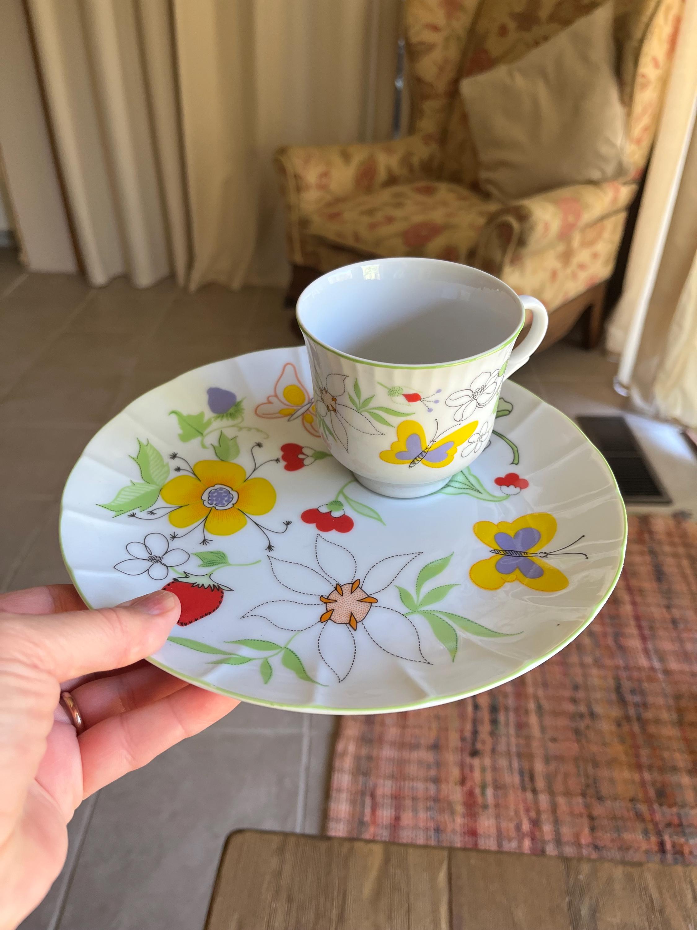 Vintage Taste Setter Sigma Love Story Snack Plate With Cup - Etsy