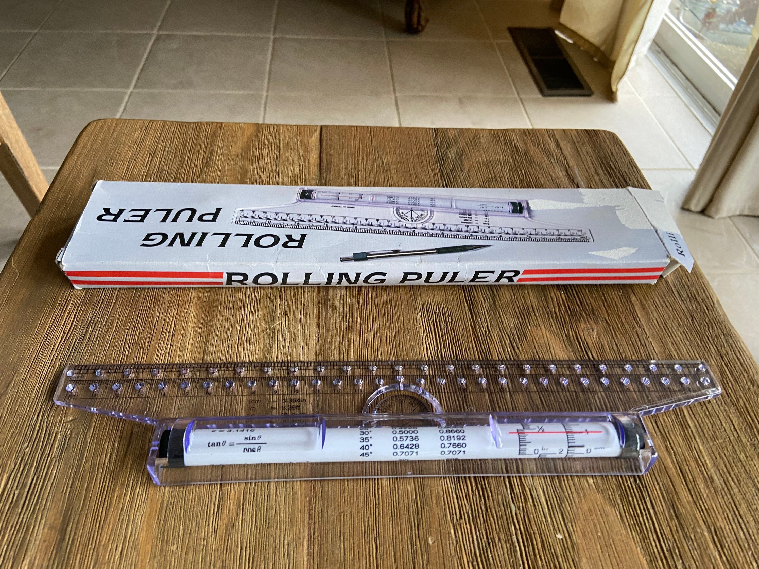Antique Rolling Ruler