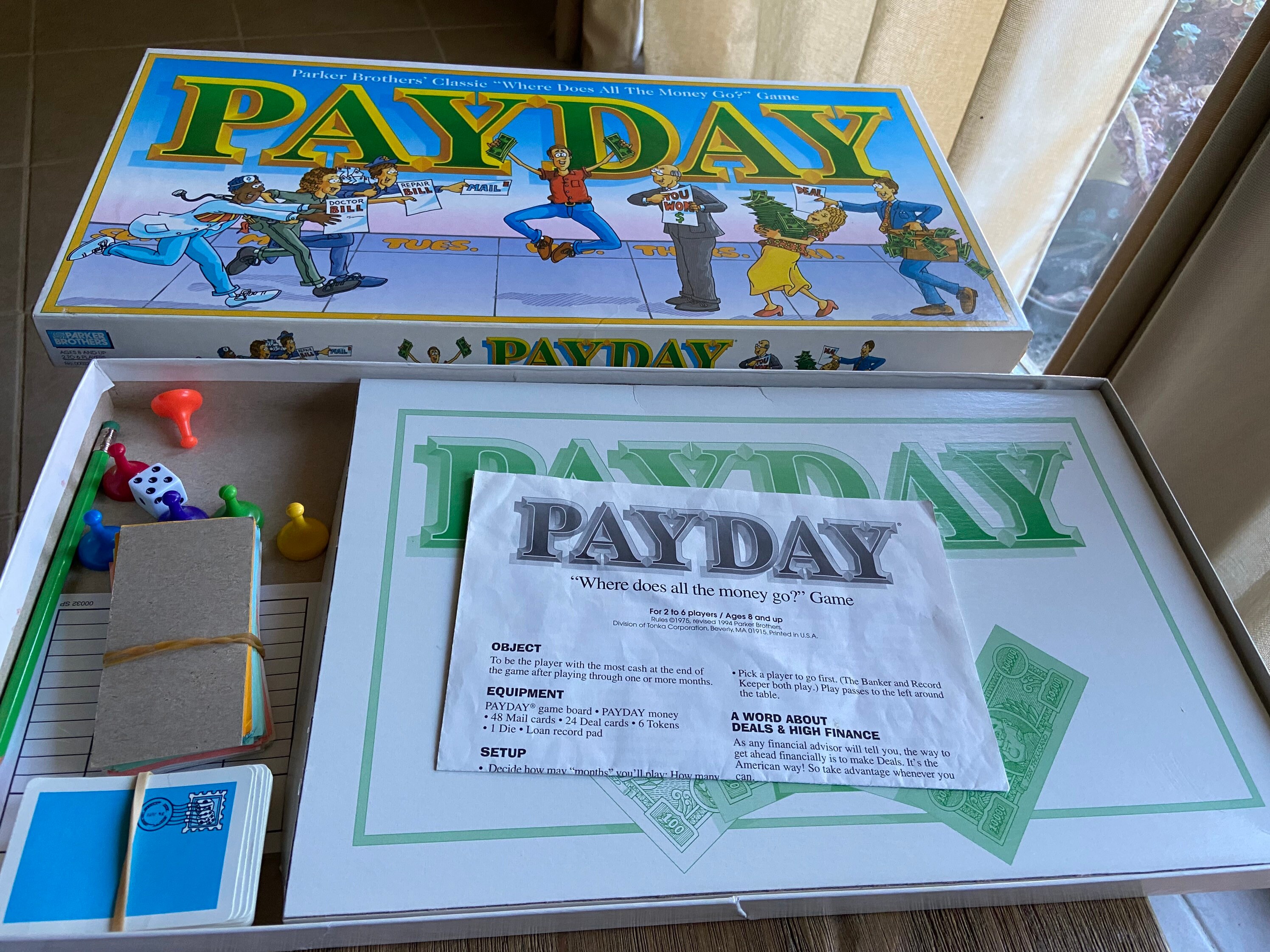 Vintage 1994 Pay Day Board Game - Etsy