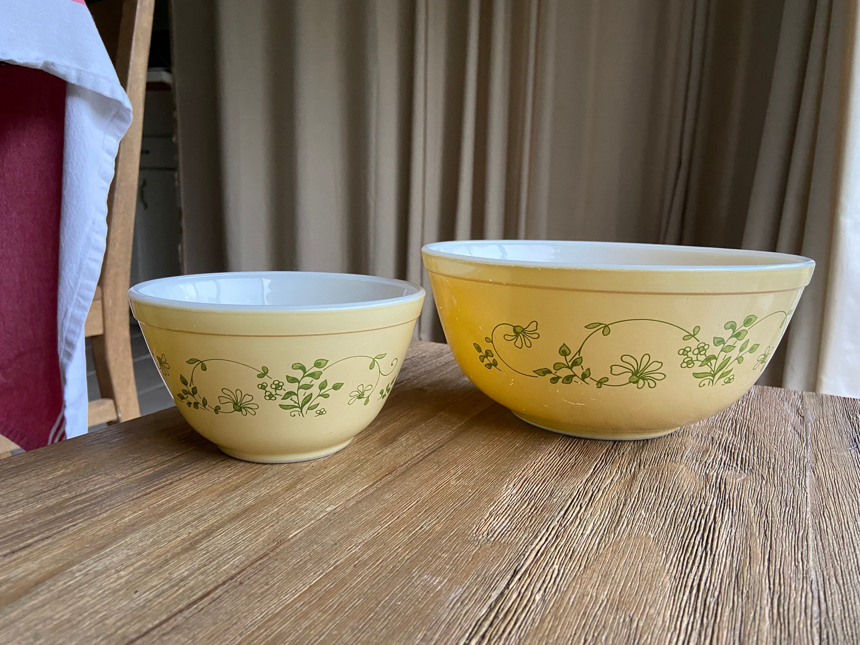 Vintage Pyrex Shenandoah Bowls 401 and 403 Etsy Canada