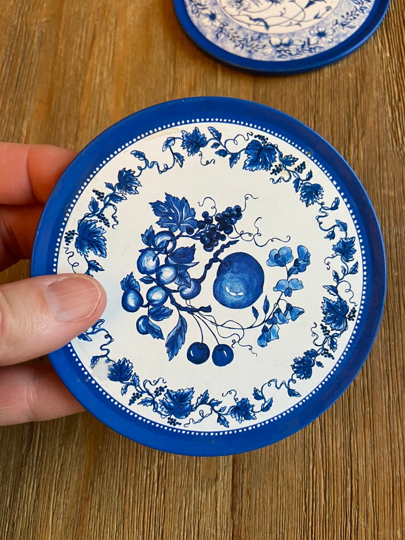 Restoration Hardware Tin Coasters Etsy