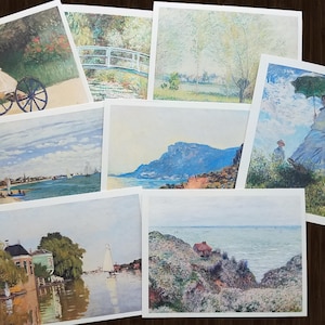 Monet Note Cards, Fine Art Cards, Birthday Gift for Mother in Law
