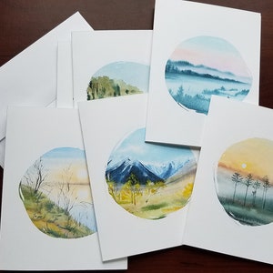 Note Cards, Watercolor Cards, Teacher Appreciation Gift