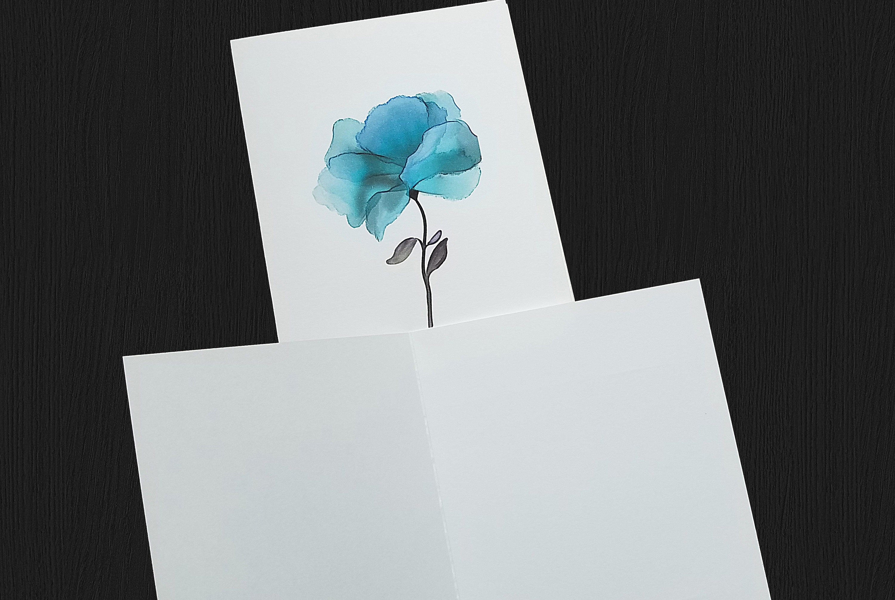 8 Abstract Note Cards Blank Cards With Envelopes Birthday Etsy