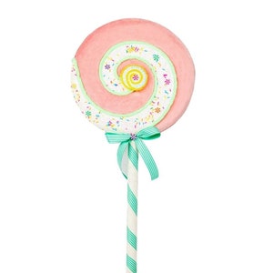 Lollipop Pick, Christmas Tree Embellishment, Lollipop Wreath Pick, Christmas Lollipop Pick, Lollipop Attachment