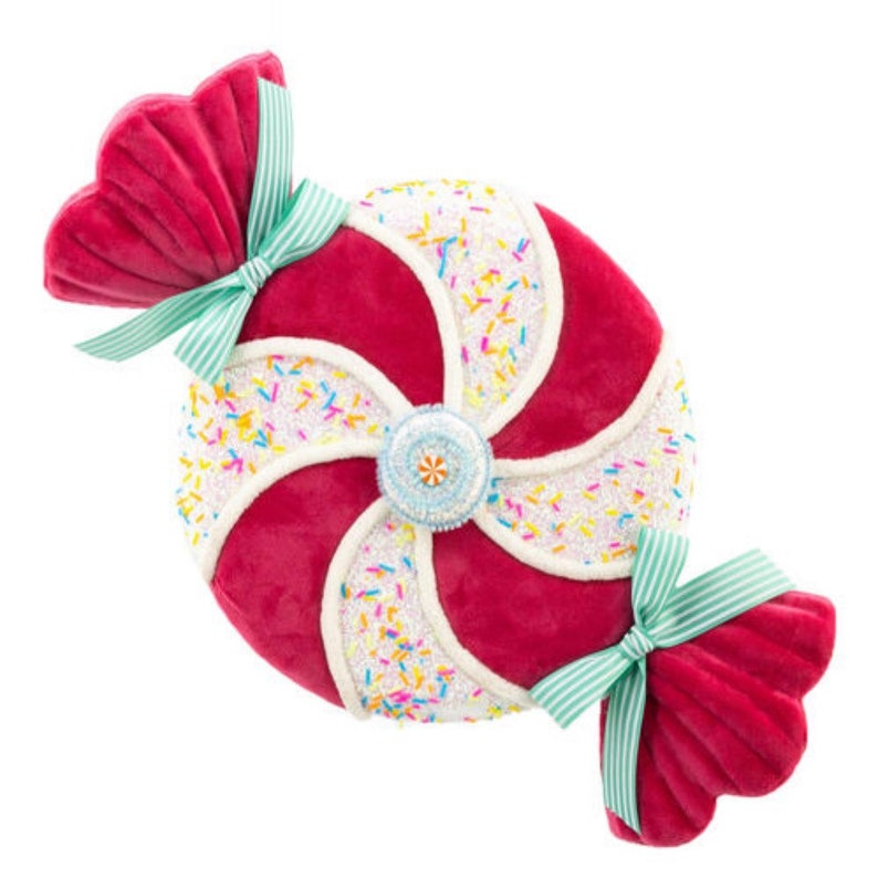 17 Hot Pink Swirl Candy Wrapper Ornament Christmas Etsy