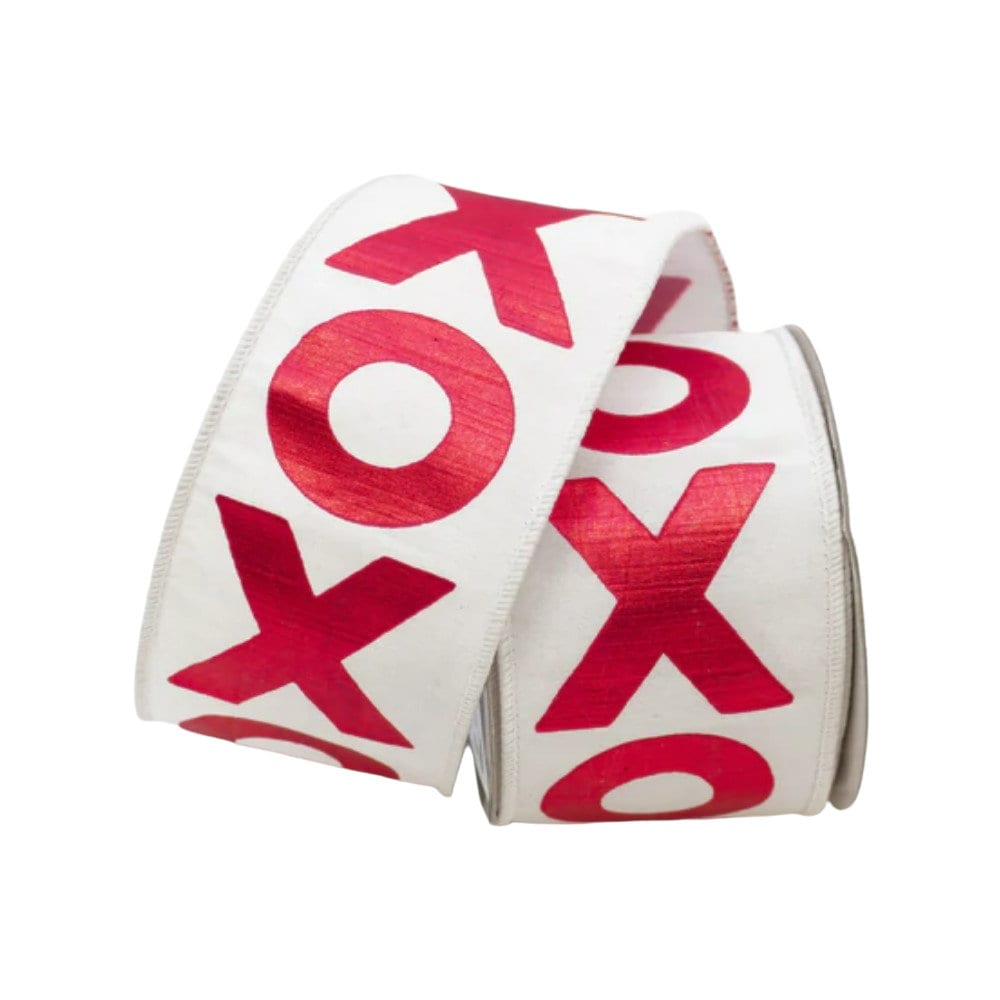 XOXO Valentine Wired Ribbon, Holiday Ribbons, Wholesale Ribbon  Manufacturer