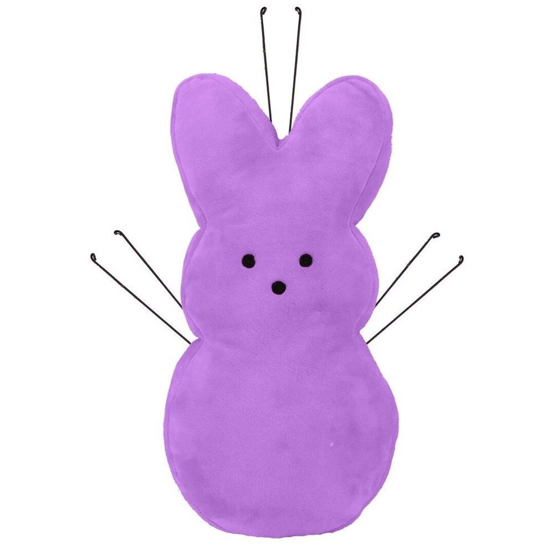 Marshmallow Bunny Wreath Attachment, Easter Wreath Attachment, Bunny