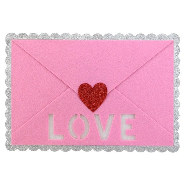 Valentine Love Letter, Valentine Wreath Attachment, Valentine Envelope Attachment, Love Letter