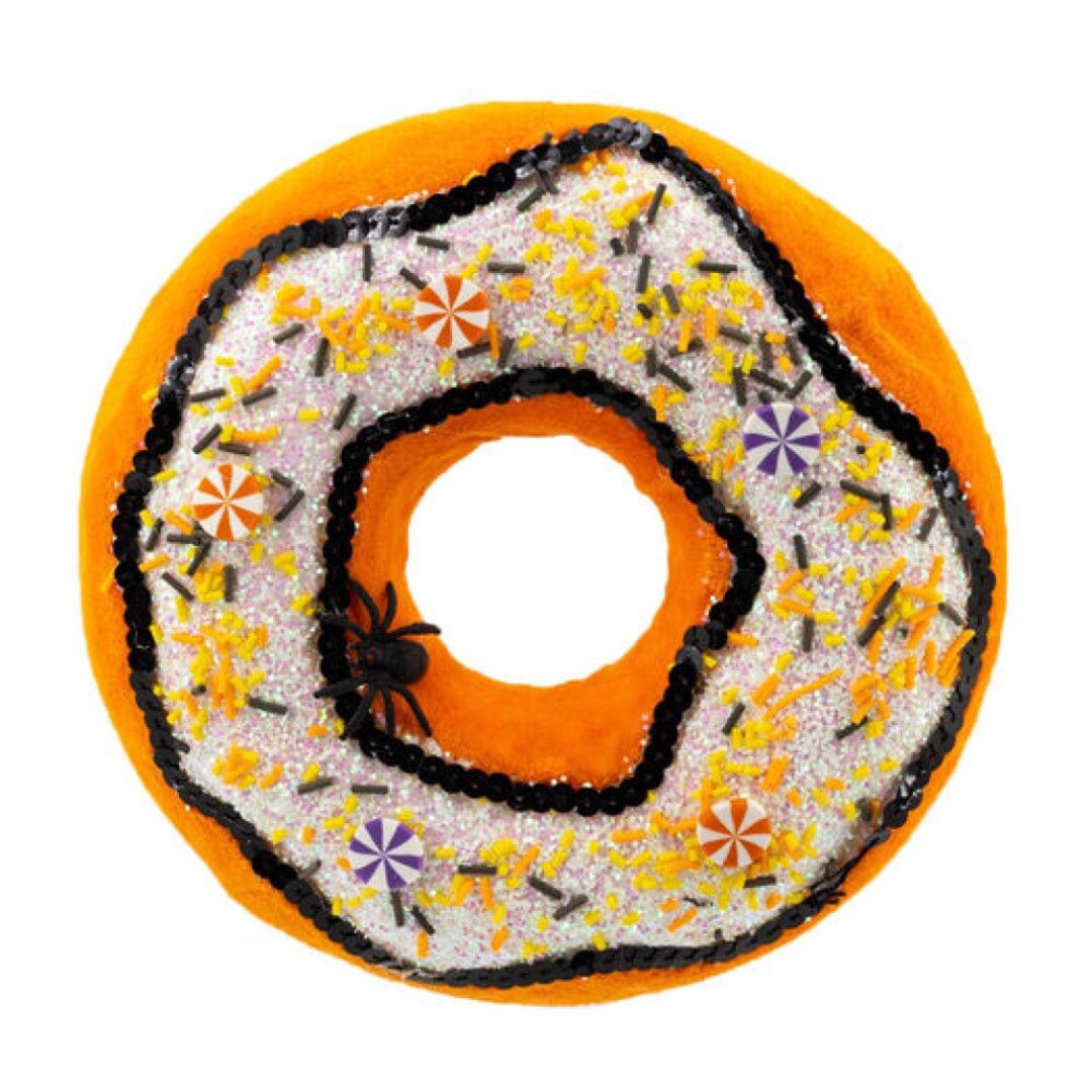 Large Sprinkle Donuts, Halloween Donut Ornament, Donut Ornament