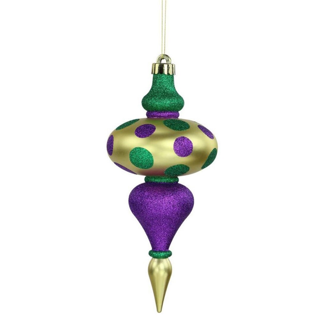 mardi gras ornament garland